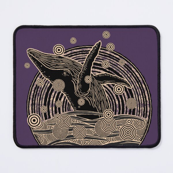 Item preview, Golden Whale Breach designed and sold by sunnthreads.