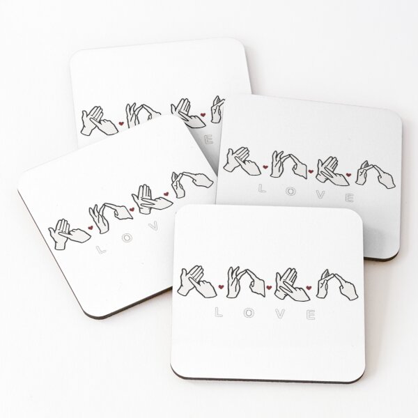 Item preview, BSL Love designed and sold by HallowsCrafts.