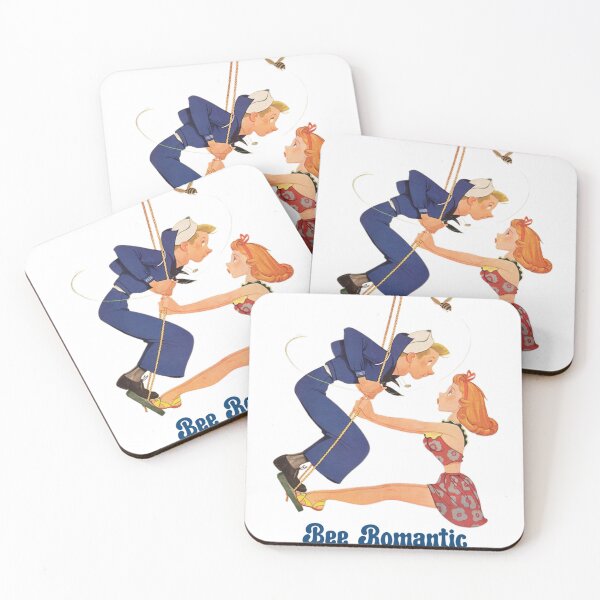 Item preview, Bee Romantic! 1940's couple. designed and sold by SSustainable.