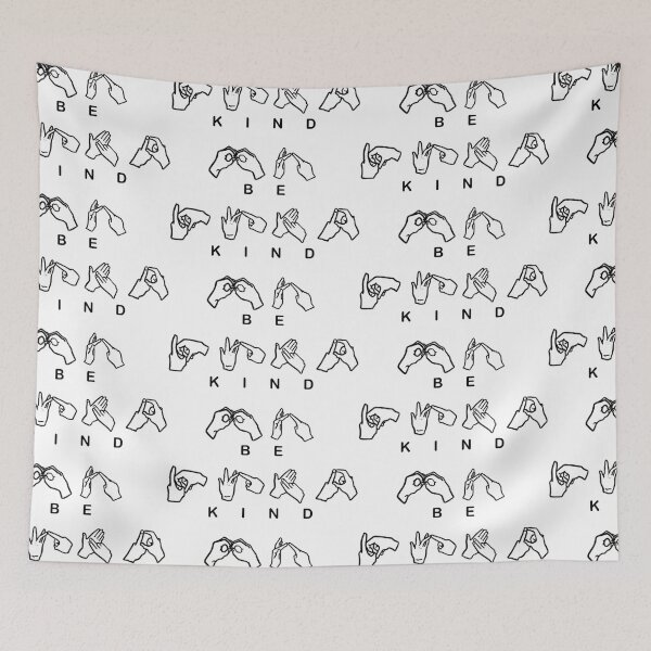 Item preview, BSL Be Kind designed and sold by HallowsCrafts.