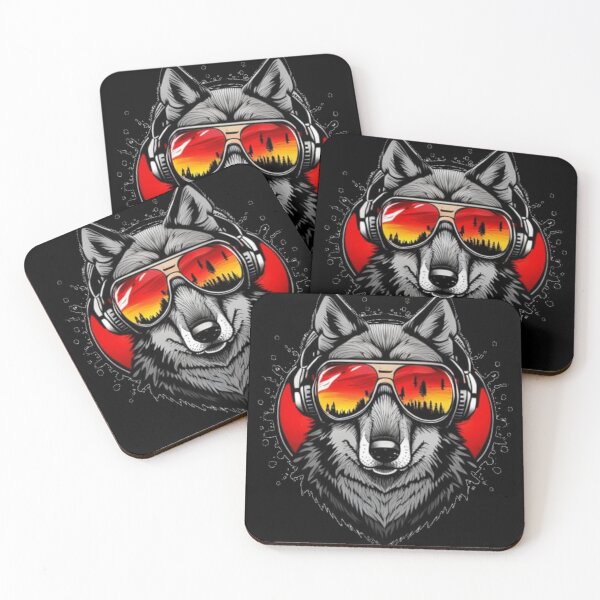 Item preview, Cool Wolf wearing sunglasses designed and sold by Cascio311.