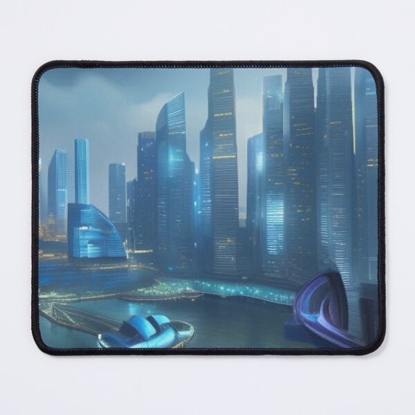 Item preview, Rhapsody In Blue Singapore designed and sold by RoyallyColorful.