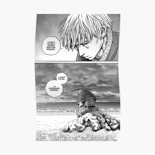  Vinland Saga Want to be A kinder Person Poster