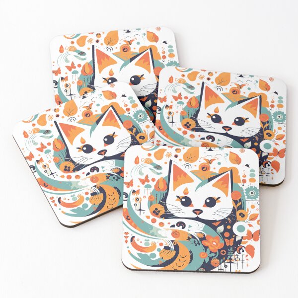 Item preview, Charming Whimsical Cat designed and sold by MuseOfMilo.