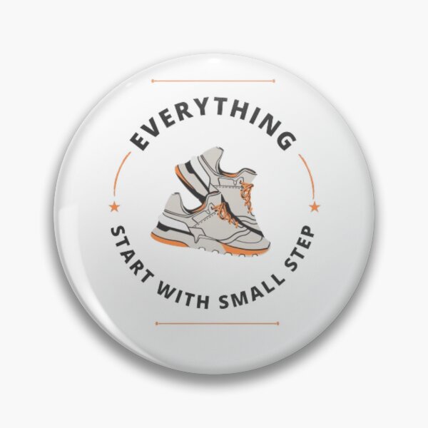Item preview, Everything Start With Small Step sneakers designed and sold by Hirohikoady.