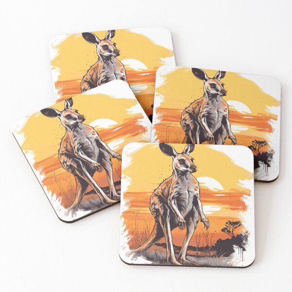 Item preview, Dynamic Kangaroo Sketch designed and sold by MuseOfMilo.