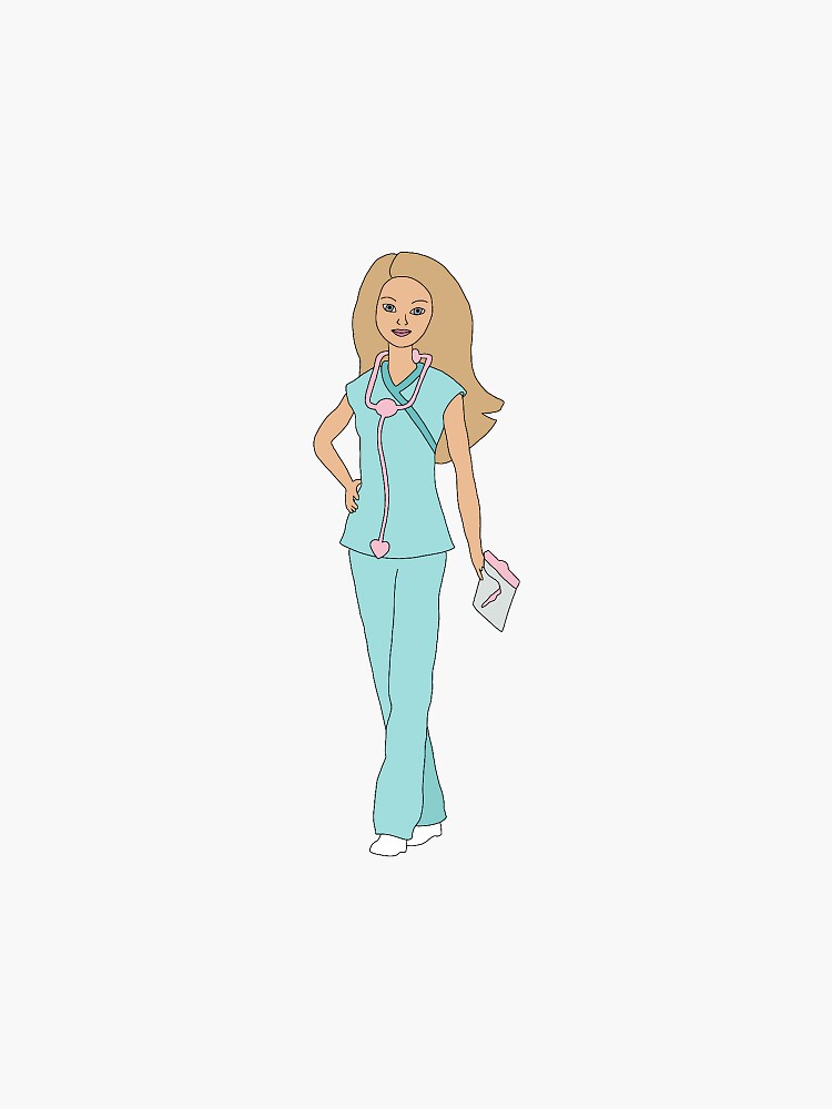 Barbie store doctor cartoon