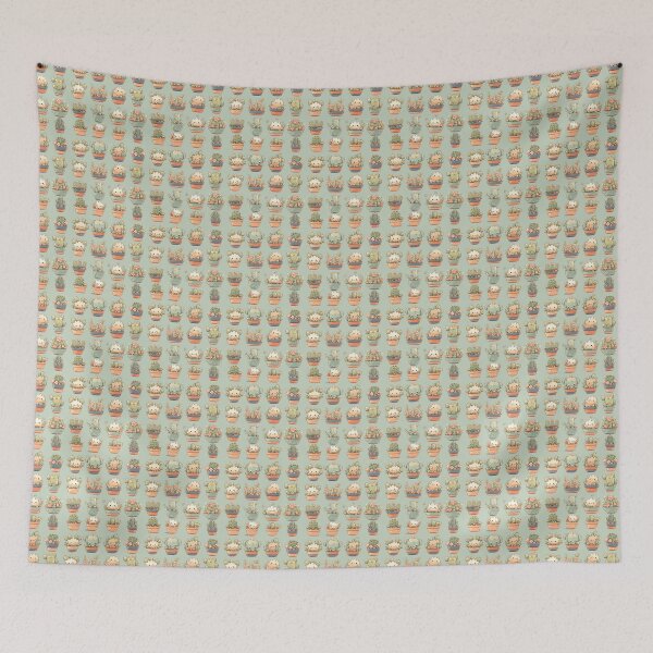 Item preview, Chibi Cactus Plant Pattern designed and sold by EmmelynArt.