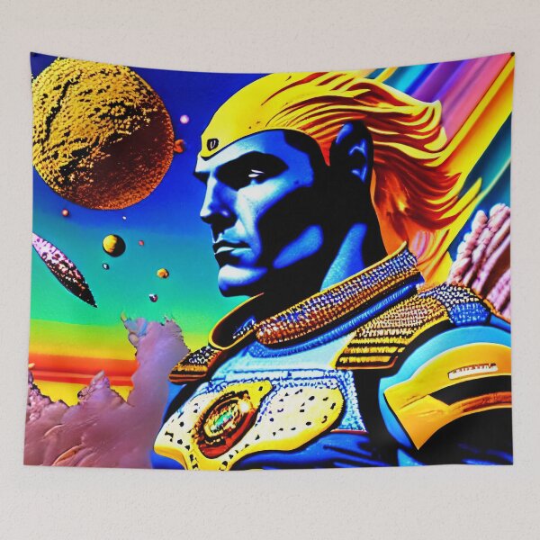 Item preview, A superhero from outter space | vintage comics aesthetic  designed and sold by spinolator.