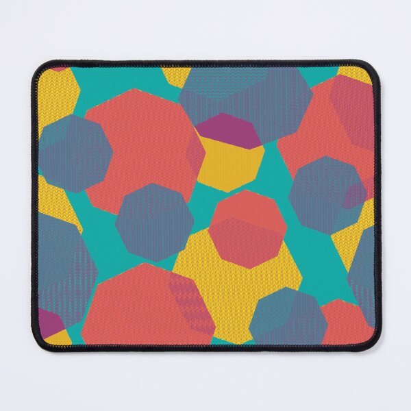 Item preview, Pattern - textured Octagons Carnival color designed and sold by Eejee-SK.