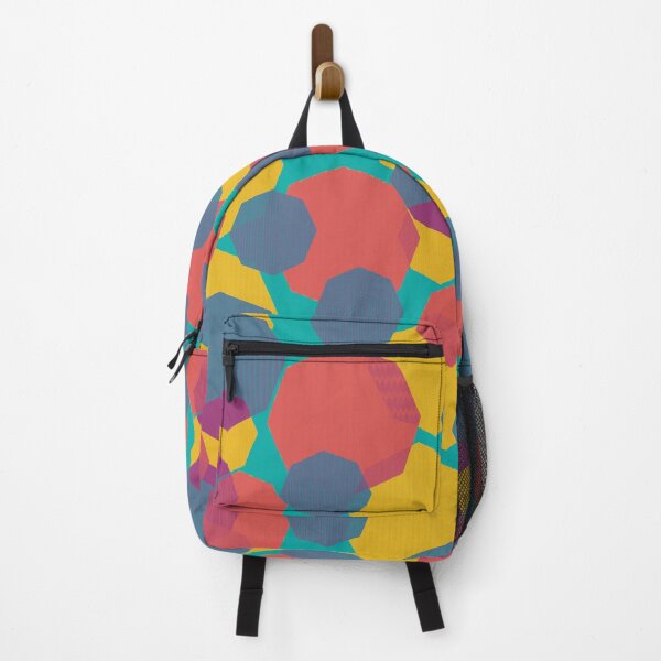 Item preview, Pattern - textured Octagons Carnival color designed and sold by Eejee-SK.