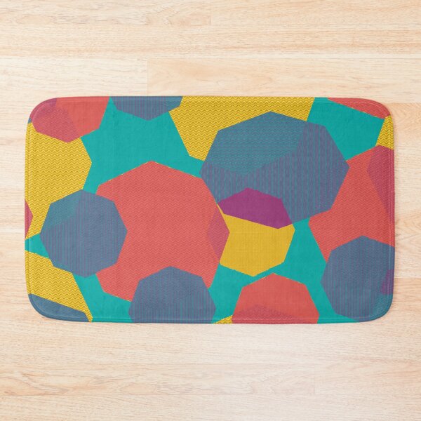 Item preview, Pattern - textured Octagons Carnival color designed and sold by Eejee-SK.