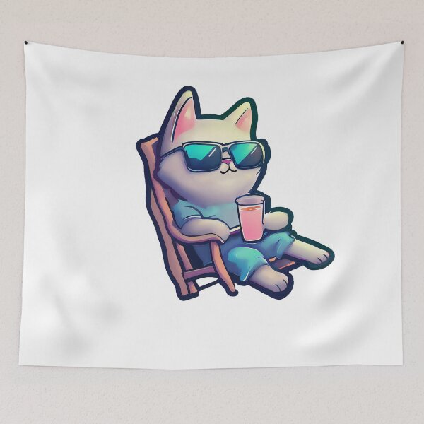 Item preview, Chilling Cat designed and sold by CritterCulture.