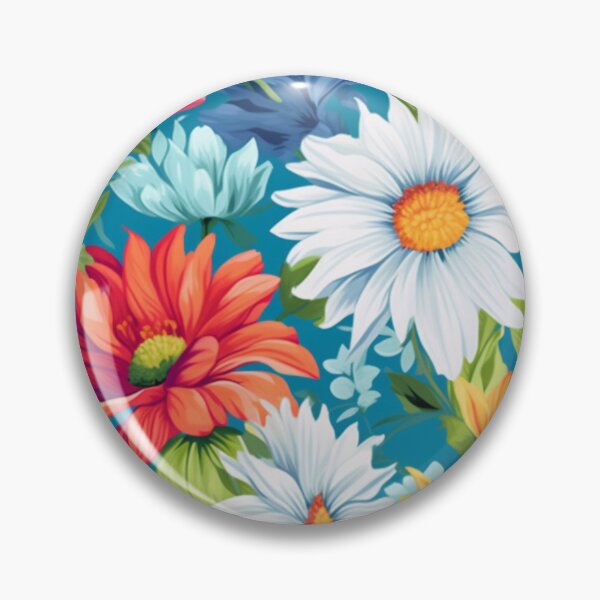 Item preview, Bright Summer Flowers Pattern 3 designed and sold by EpicFoxArt.