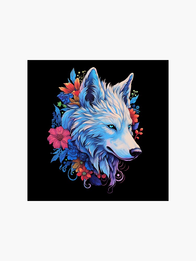 White Wolf Therian Pride | Sticker