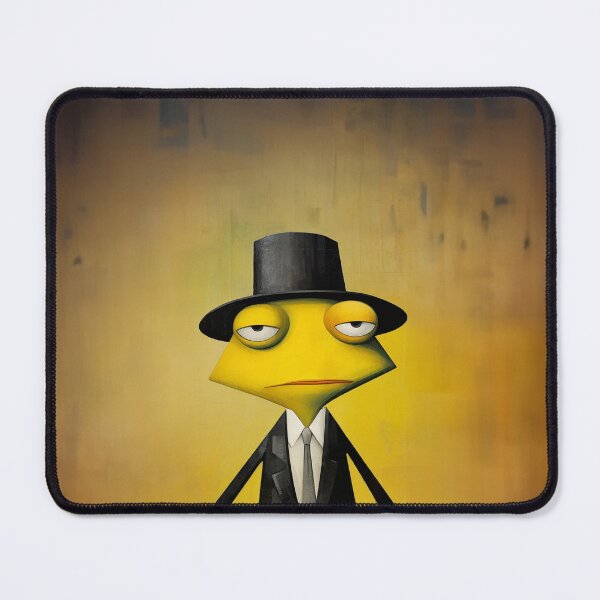 Item preview, Bored Yellow Frog in His Black Hat designed and sold by YoPedro.