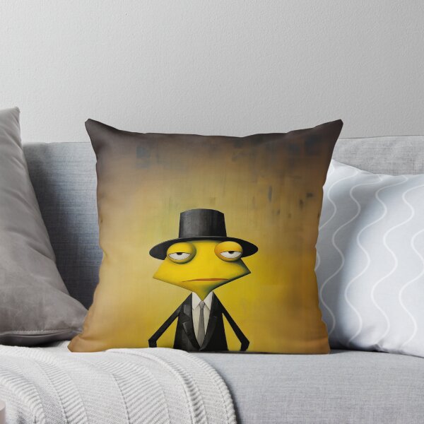 Item preview, Bored Yellow Frog in His Black Hat designed and sold by YoPedro.