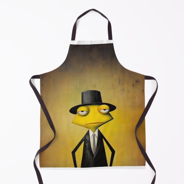 Item preview, Bored Yellow Frog in His Black Hat designed and sold by YoPedro.
