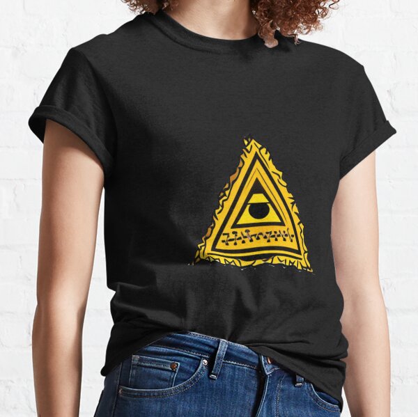 Premium Photo  Eye in triangle shape logo tattoo tshirt design