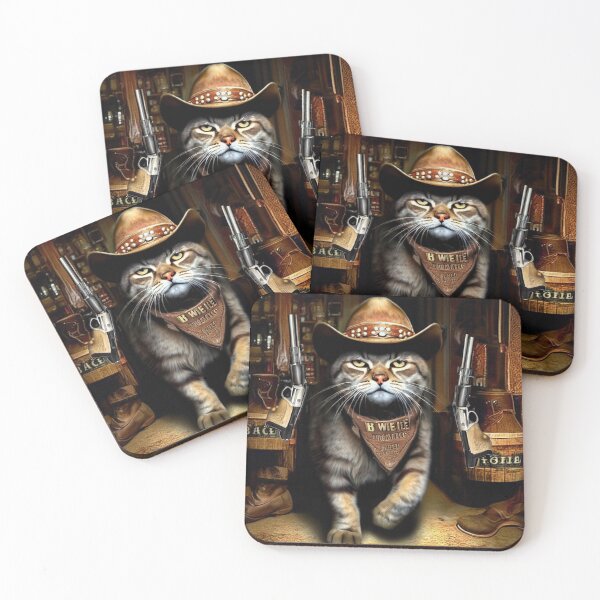 Item preview, wild west cat designed and sold by DANIELYSFASHION.