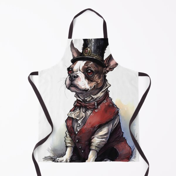 Item preview, Dog Animal Clipart, French Steampunk Animal, Mechanical Beast Art, Clockwork Creature, Gear Animal, Steam Wall Watercolor Art designed and sold by CoolorPainting.