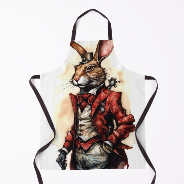 Item preview, Rabbit Animal Clipart, French Steampunk Animal, Mechanical Beast Art, Clockwork Creature, Gear Animal, Steam Wall Watercolor Art designed and sold by CoolorPainting.