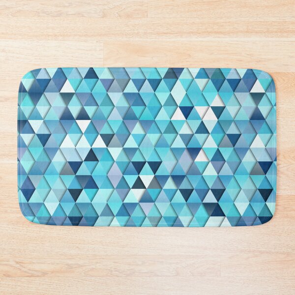 Item preview, Blue Triangles Geometric Design designed and sold by LilyBell6.