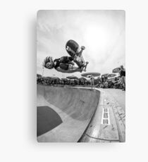 RJ Barbaro Black & White Skateboarding Canvas Print