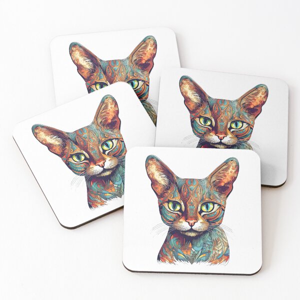 Item preview, Artistry - Creative Mixed Media Design Celebrating Cat Breed designed and sold by DooodleGod.