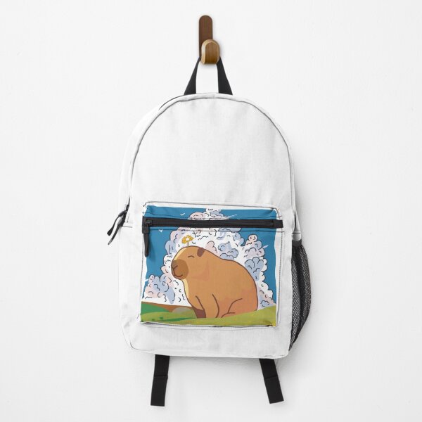 Item preview, happy capybara designed and sold by miranda arroyo.