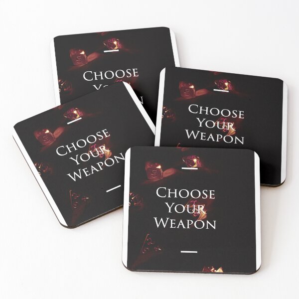 Item preview, Choose Your Weapon (red) designed and sold by LeoGurl.