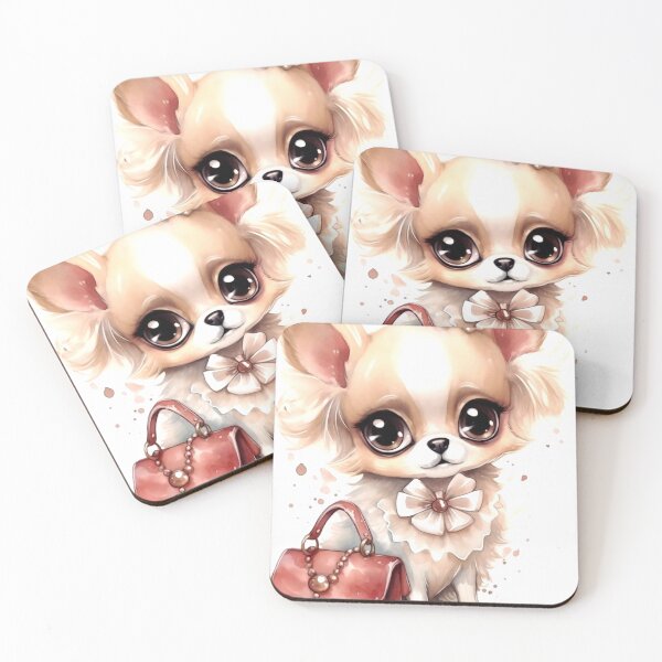 Item preview, Chihuahua Dog Clipart, Dog with Purse, Fashionable Dog Art, Stylish Pup, Designer Dog, Chic Canine, Purse Pooch, Watercolor Art designed and sold by CoolorPainting.