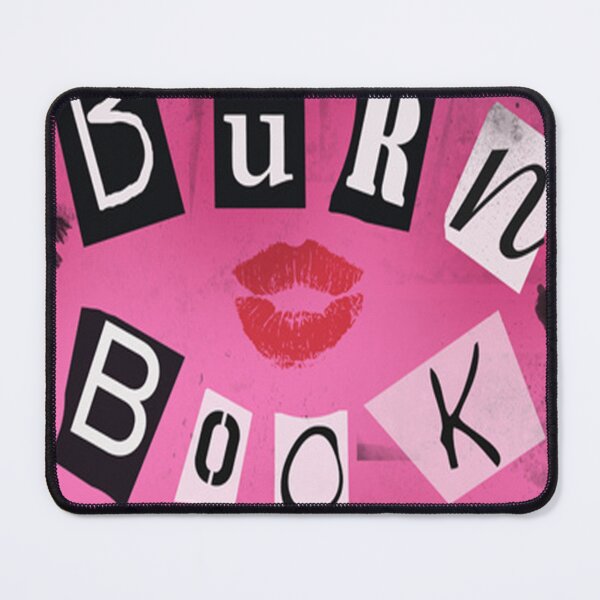 Item preview, Ac_1111140012_Burn book,Lips,Sexsy Girl,Pink,Book (Custom) designed and sold by rewesamerch.