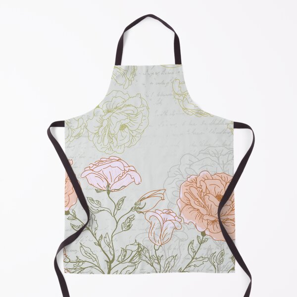 Item preview, Delicate flowers on a script designed and sold by LilyBell6.