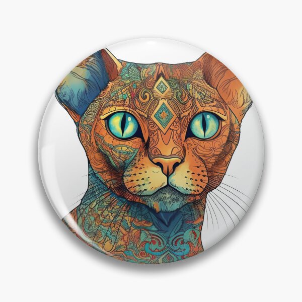 Artikelvorschau, Your Imagination with Surreal Abyssinian Cat Art by AiryAbyss: Perfect for Feline entworfen und verkauft von DooodleGod.