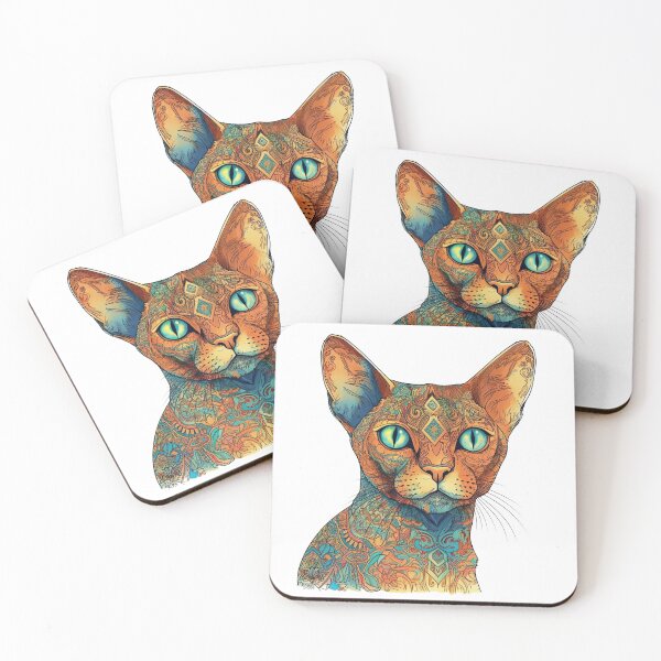 Item preview, Your Imagination with Surreal Abyssinian Cat Art by AiryAbyss: Perfect for Feline designed and sold by DooodleGod.
