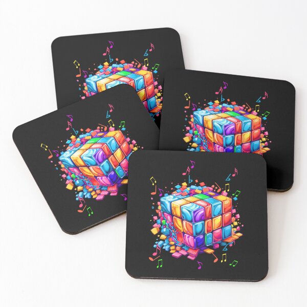 Item preview, Cube and musical notes designed and sold by Artbellachi.
