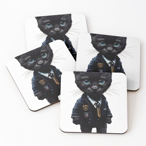Item preview, Black Panther Animal Clipart, Animal Schoolboy, Educated Fauna Art, Student Beast, School Creature, Learned Animal, Home Watercolor Art designed and sold by CoolorPainting.