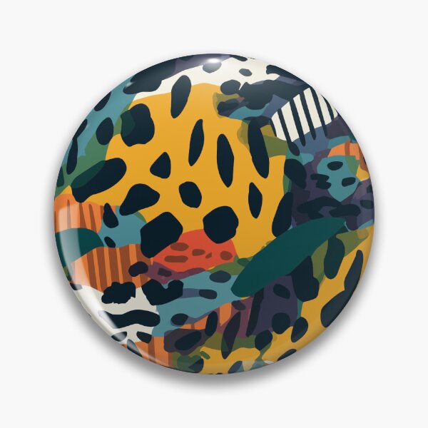 Item preview, Abstract dotted patterns in multi colors art tile  designed and sold by Victornewyork.