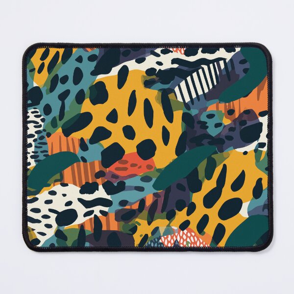 Item preview, Abstract dotted patterns in multi colors art tile designed and sold by Victornewyork.