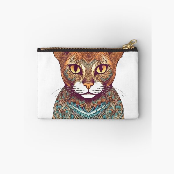 Item preview, Vintage Feline-Friendly Cat Breed Print - Sophisticated Abyssinian Watercolor designed and sold by DooodleGod.
