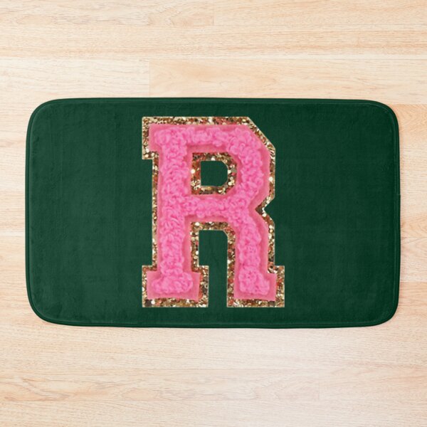 Item preview, R - Bubblegum Glitter Varsity Letter Patches designed and sold by rishimarfawziya.