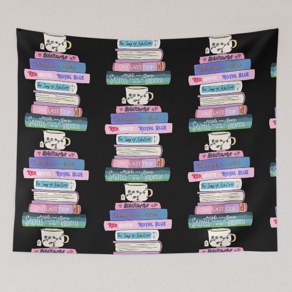 Item preview, LGBTQ+ book stack Sticker designed and sold by WestonMueller.