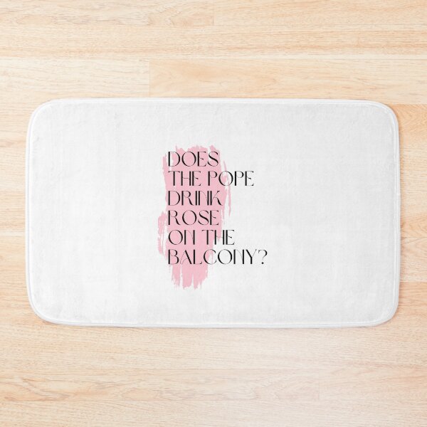 Item preview, does the pope drink rose on the balcony? - pink  designed and sold by lohtus.