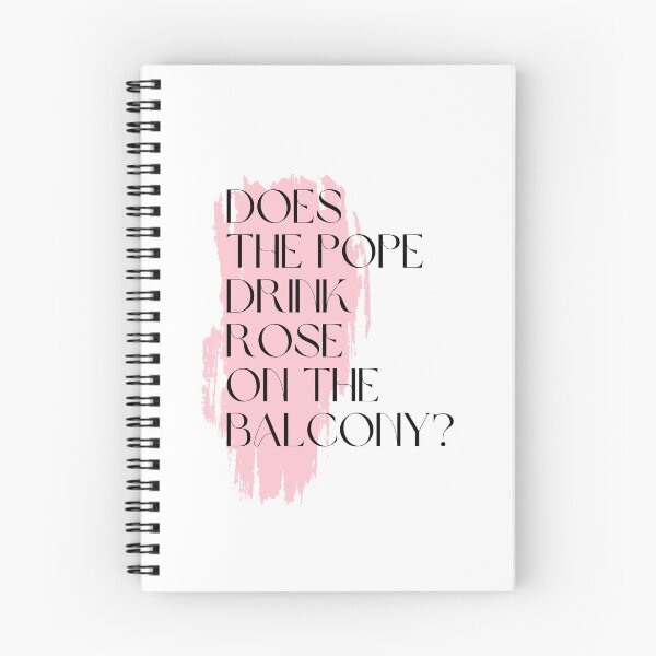 Item preview, does the pope drink rose on the balcony? - pink  designed and sold by lohtus.