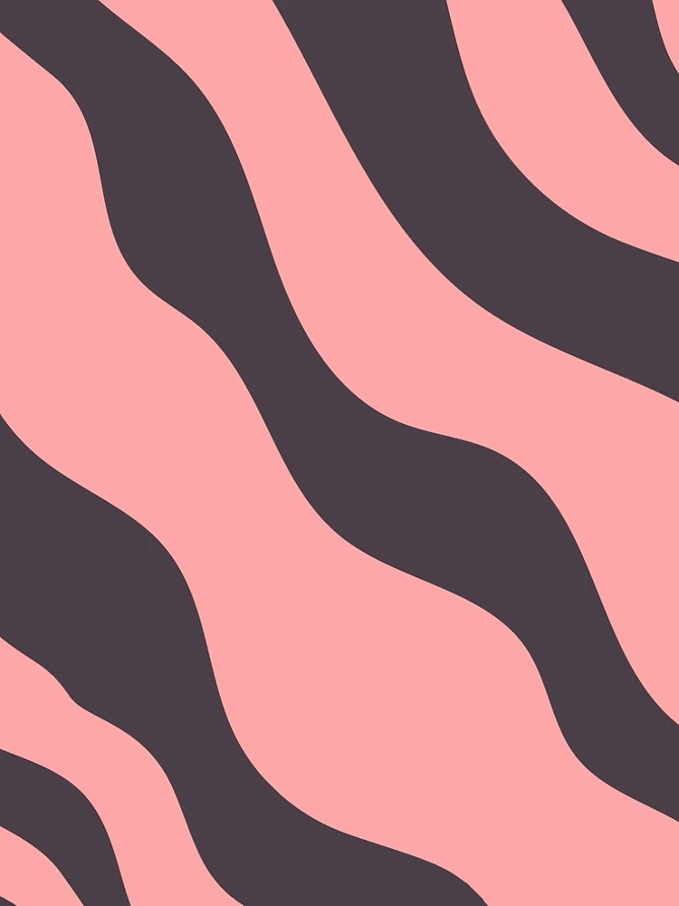 Thumbnail 5 von 5, A-Linien Kleid, Wellen - Rosa designt und verkauft von InfinityPattern.