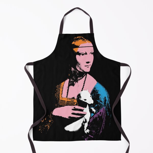 Item preview, Pop Art Prowess: The Lady with the Ermine Minimized Vintage Comic Book Style designed and sold by pelagio.