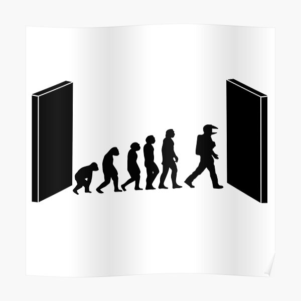 Evolution by Kubrick Poster