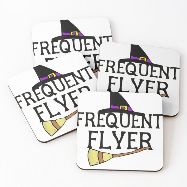 Item preview, Frequent Flyer Cute Halloween Witch  designed and sold by WarrenMills6.