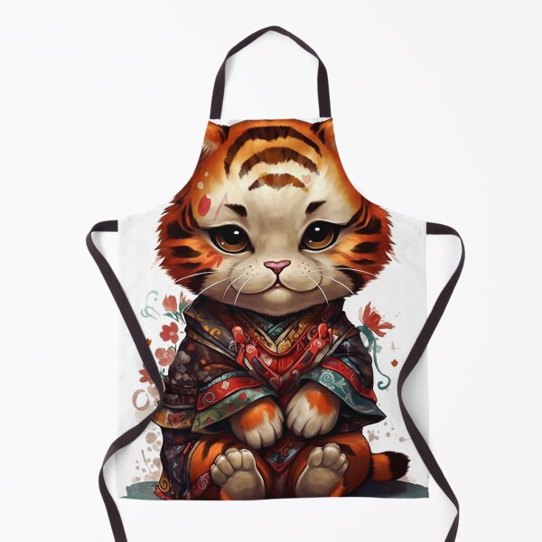 Item preview, Tiger Animal Clipart, Oriental Animal, Eastern Fauna Art, Asian Style Creature, Antique Creature, Oriental Style, Watercolor Art designed and sold by CoolorPaint.